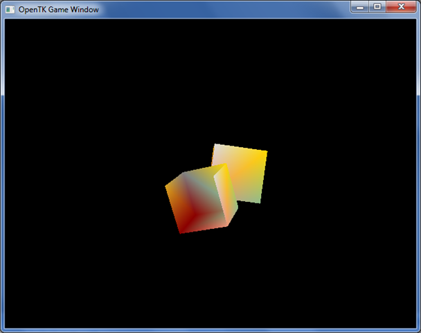 在 OpenGL 窗口中同时分别旋转两个不同的物体
